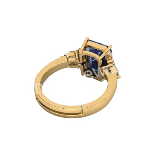 Bague saphir bleu ajustable : la solution aux problèmes de taille - 2