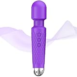 Handheld Electric Back Massager Waterproof 10 Vibration Modes Portable Cordless Waterproof Muscle Massager Pain Relief Deep Relaxation AA03623