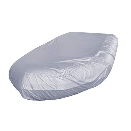 YiMusic Oxford-Gewebe, wasserdicht, UV-beständig, aufblasbare Bootsabdeckung, Aufbewahrungsanzug für Boot, Schlauchboot, Zartschutzzubehör (3,8 m)