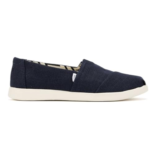 Image of TOMS Women's Alpargata Plus Slip On Espadrille, Textile Upper, Relaxed Fit, CloudBound Insole, Stretchy Easy On and Off