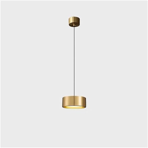 ASerZenith Full Copper Chandelier Single Head Pendant Light Compatible With Restaurant Walkway,Gold