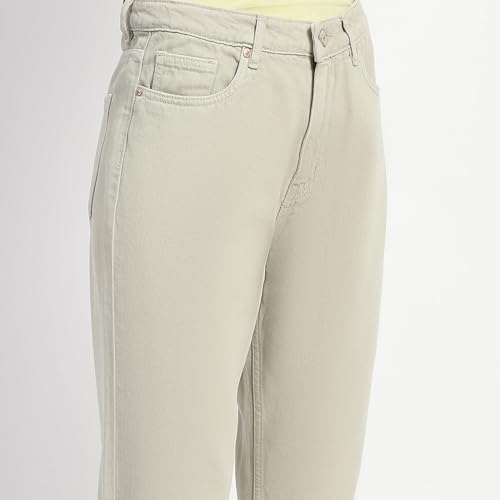 Image of Madame Straight Fit Cotton Denim