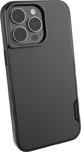 Coque iPhone 13 Pro antichoc avec grip antiglisse Smartish Gripmunk fine noire