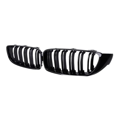 Parrilla carreras para Serie 4 F32 F33 F36 y M3 M4 2012-2018: rejilla delantera doble listón negro