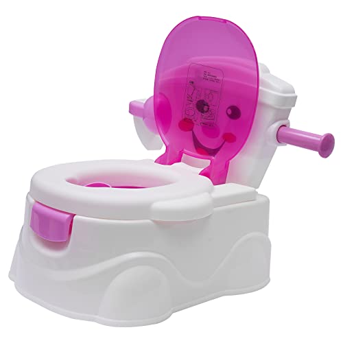 WC per bambini, vasino, vasino, vasino, vasino, vasino, vasino, sedile WC, sedia per imparare a usare il WC per bambini da 6 mesi a 5 anni (rosa)