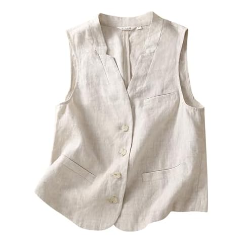 Gilet en Coton et Lin pour Femmes Cover