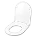 Produktbild WC-Sitz für Catalano C52 mit Thermoelement, weiß, Scharniere aus Edelstahl, sanft schließend