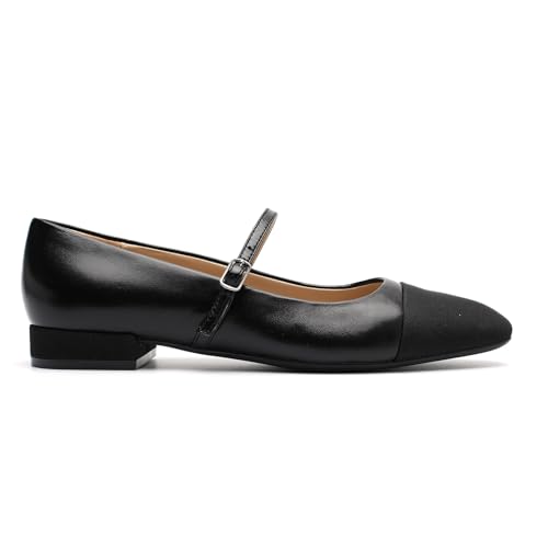 Women's Comfortable Leather Mary Jane Flats Walking Shoes Cute Business Casual Dress Work Shoes4