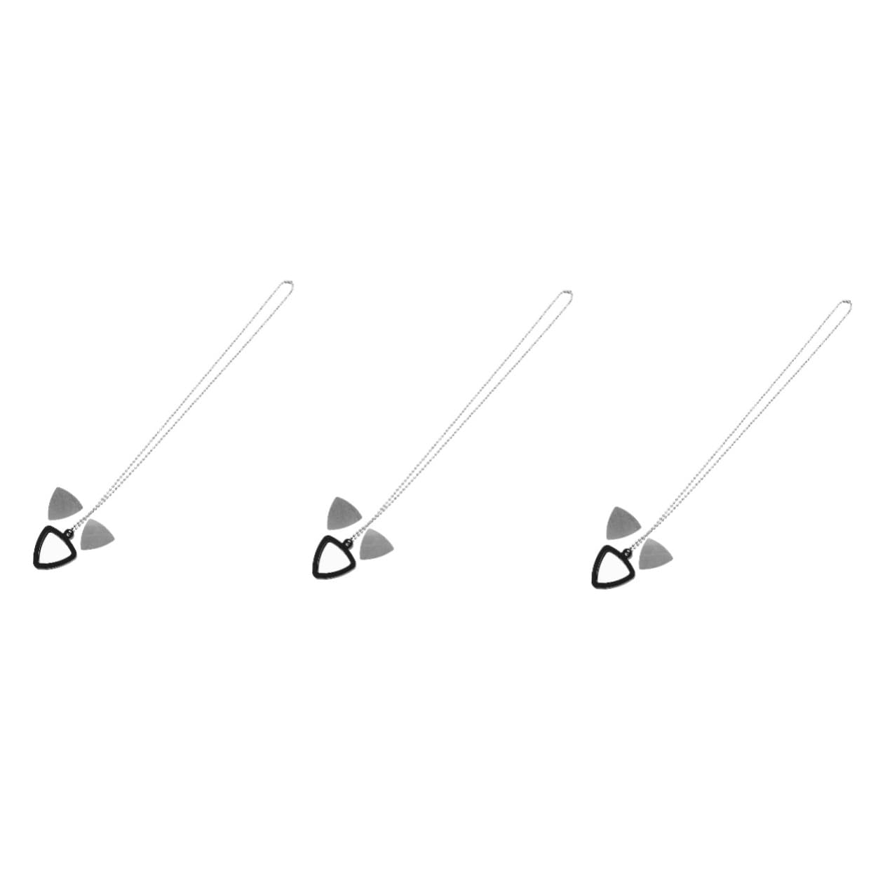 ERINGOGO 3 Sets Silicone Guitar Pick Holder Necklace with Picks Flexible Plectrum Holder for Guitarists Present for Music Lovers and Beginners