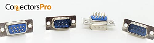 Conector DB9 DIP macho PCB 10 unidades miniatura 2