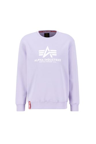 Alpha Industries Herren Basic Sweater, Pale Violet, M – Ansicht 1