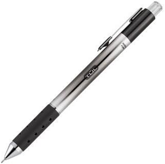 TUL GL1 Gel Pen Retractable Needle Point Medium 0.7mm, Black 12pk