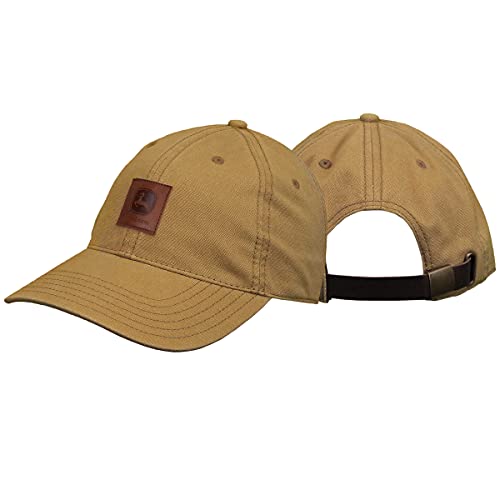 John Deere Stone Washed Logo Casquette Marron clair, peau, Taille unique Cover