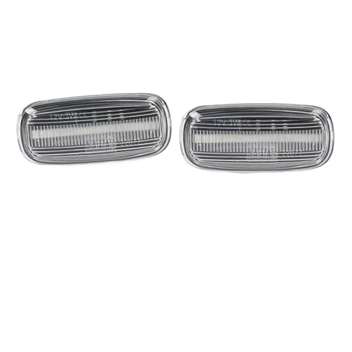 Clignotant latéral LED dynamique ambre, feu de position étanche à lentille fumée pour TT