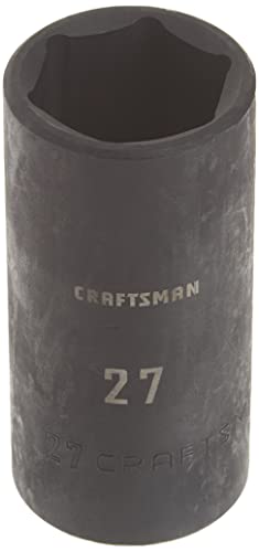Image of Craftsman Deep Impact Socket, Metric, 1 /2-Inch Drive, 27mm (CMMT16087)