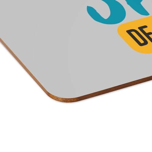 Sets de table en liège gris grand format durables avec finition souple - 4
