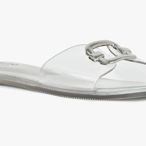 Image of Aldo Jellyicious Women's Transparent Flat Sandals