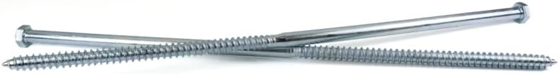 1/2" x 18" Lag Screws/Steel/Zinc / 10 Pc. Carton