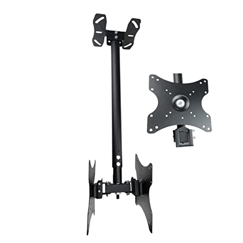 Soporte de techo para TV LCD doble para ahorrar espacio y colgar dos pantallas