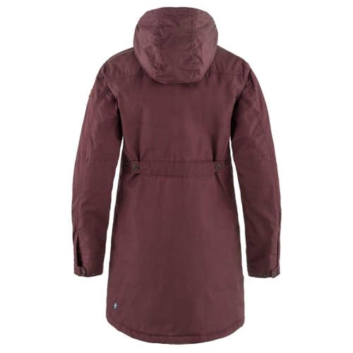 Fjällräven Damen Kiruna Padded Parka, Port, S
