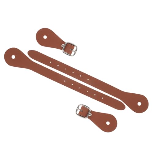 2pcs Adjustable Fake Leather Riding Straps Stylish Buckle for Thigh High Boots Versatile Boot Accessory for Diverse Fashion Styles