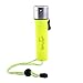 Dive Light, Durable Aluminium Alloy and Plastic Underwater Flashlight with Hand Strap Fluorescent Green, Waterproof Illumination for Divers Snorkelers Night Swimming Emergency