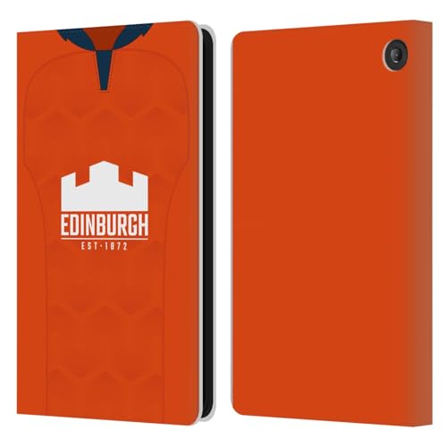 Étui portefeuille Edinburgh Rugby pour Amazon Fire 7 2022 en cuir