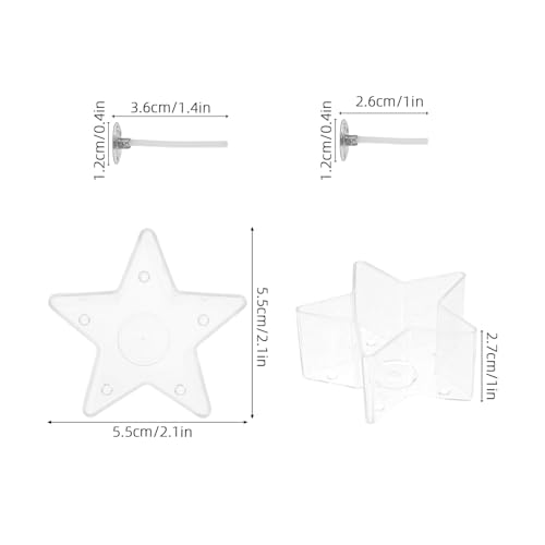 IOBIDDYS 40 セットプラ製ティーキャンドル用芯 4時間燃焼 2.6cm 8時間燃焼 3.5cm 丸型 ハート型 四角型 ロマンチックな光 黒煙なし 日常のリラクゼーションに最適