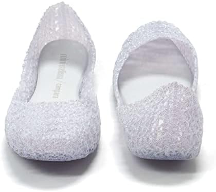 mini melissa Girl's Campana Papel (Little Kid/Big Kid) White 3 Little Kid M | Image 5