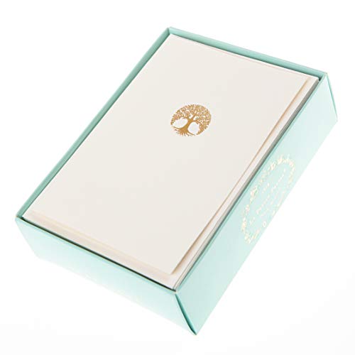 Image of Graphique Box of Cards, Tree - Includes 10 Cards with Matching Envelopes and Storage Box, Cute Stationery Made of Durable Heavy Cardstock, Cards Measure 3.25 inch x 4.75 inch
