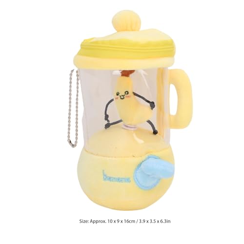 Alomejor Fun Cartoon Fruit Juicer Plüschspielzeug mit Kordelmechanismus, Weiches Material, Multifunktionales Spiel für, Ideal, Ideal (Banane)
