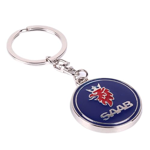 Image of Creative Car Logo Keychain for Car 3D Chrome Metal Alloy Key Chain Gifts for Women and Men Keyring Universal Size