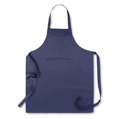 Delantales de cocina, 3 unidades, azul marino, 70 x 100 cm, Treb AD