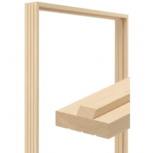 Jamb Kit Unfinished Pine with Two Jambs, One Header and Three Eased Edge Door Stops