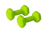 GYMENIST Pair of Dumbbells Set of 2 Soft Non Slip Grip Dumbbells Pair Covered with Neoprene (4 LB)