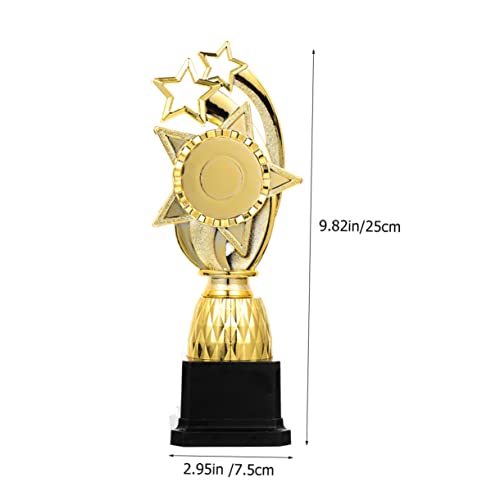 Tofficu 6 Pçs Troféu Pentagrama Decoração Sotaque Dourado Presentes Infantis Mini Troféu Celebração