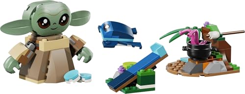 Image of LEGO Star Wars: The Mandalorian Grogu's Homestead Toy Building Set for Kids Ages 4+ - 75443