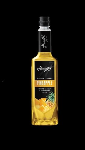 Pineapple Syrup for Coffee - Lattes, Mochas, Smoothies, & Shakes - Ice Slushies, Iced coffee, Pancake & Brownies 33.81 Fl. Ounces (1 liter) by Henry Fr. 1977 - Gluten Free (Packaging May Vary) (1 liter, Pineapple)