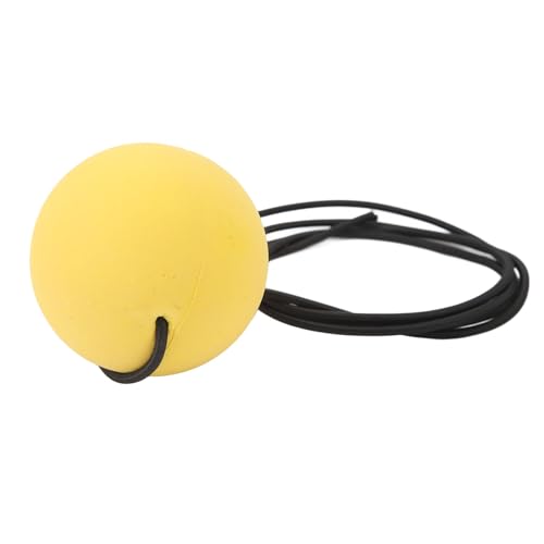 Yuecoom Lacrosse Ball,Massage Lacrosse Balls,PVC Soft Lacrosse Training Ball with Rope,Lacrosse Practice Ball for Cross Training, Back Massages, Juggling-Orange