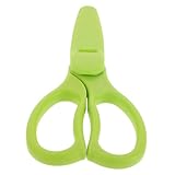 BESPORTBLE Tijeras de Cerámica Infantiles para Alimentos con de Viaje y Desmontables Cortadoras y Trituradoras Multifuncionales para Preparación de Comida Bebés