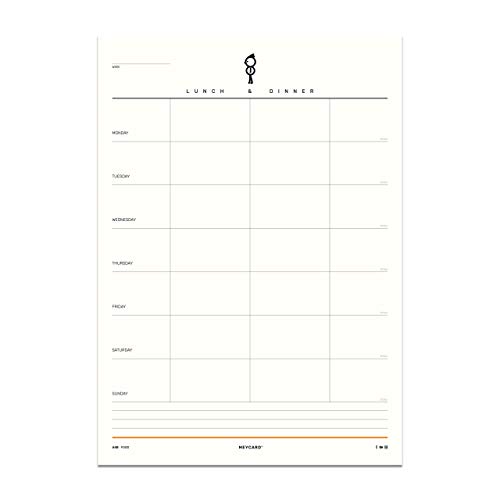 MEYCARD® - A4B FOOD, agenda per menù, blocco da 50...