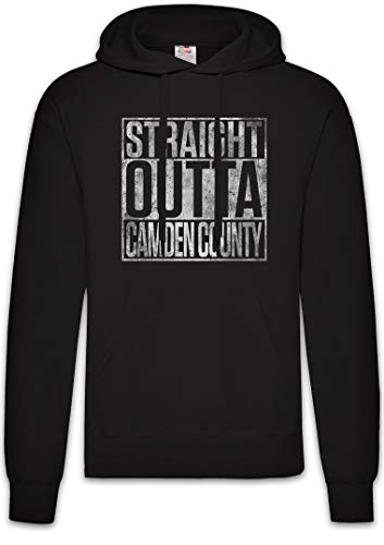 Hoodie Straight Outta Camden County Urban Backwoods en Molleton Premium Durable