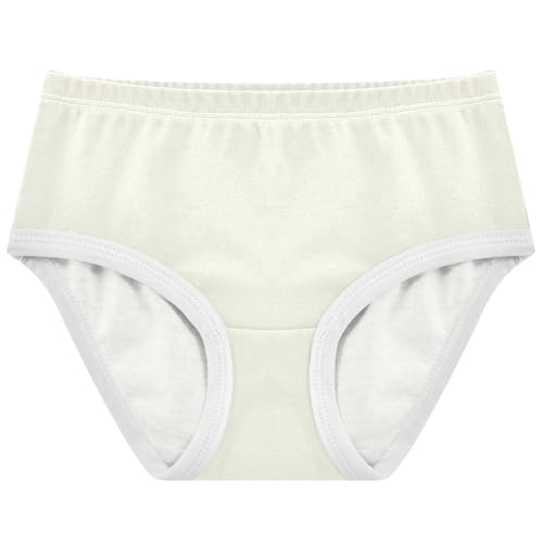 Ivory White Panties Little Girl Toddlers Underwear Floral Cotton Animal Undies Kids Briefs 2t