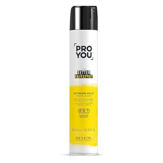 Revlon Professional ProYou Laca Pelo Ultra Fuerte para Todo Tipo de Cabello, Fijación Extrema y Brillo, 500 ml, Gama Fijación The Setter