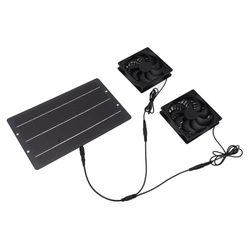 Ventilateur de ventilation mural solaire 10W double anti-chaleur garage