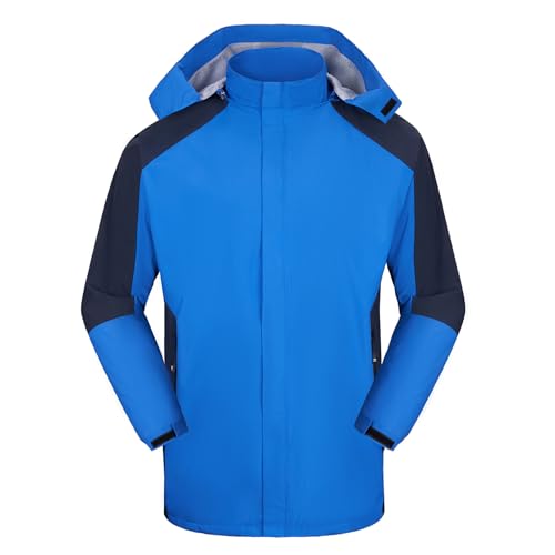 Jackets for Men Lightweight Casual Spring Fall Windbreaker Zip up Coat Lined Fleece Windproof Jacket3