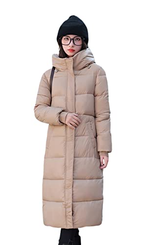 MEIION Winterjacke damen lang warm gefüttert Damen 2022 Langer...