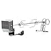 Produktbild BBQ-Toro Edelstahl Grillspieß Set | 70 cm | Spiess Set inkl. Edelstahl Motor, 220V - 240V, inkl. 2 Stück Fleischklammern | Rotisserie, Drehspiess aus Metall verchromt, elektrischer Drehspiess