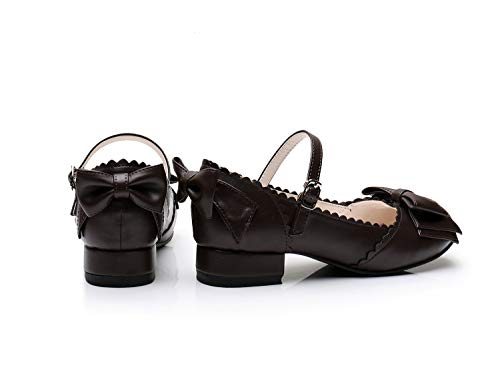 Japanese Sweet Lolita Block Low Heel Round Toe Mary Jane Shoes4
