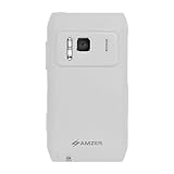Amzer Silicone Skin Jelly Case for Nokia N8 - Transparent White